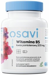 Osavi - Witamina B5 kwas pantotenowy 200mg -