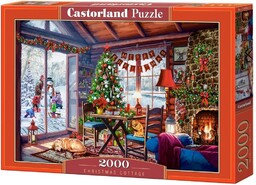 Castorland PUZZLE 2000 ŚWIąTECZNA CHATA