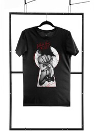 T-shirt men black M regular 100% ORYGINAŁ DYSKRETNA