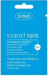 ZIAJA SOPOT SPA Maseczka nawilżająca, 7ml >> 0zł