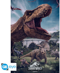 Plakat Jurassic World - Carnivores & Herbivores