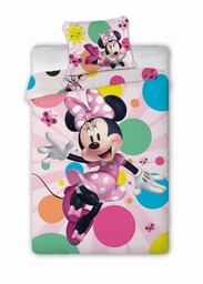 Faro Pościel bawełniana 140x200 Myszka Mini Minnie Mouse