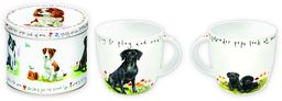 KUBEK PORCELANOWY Pies Labrador - w PUSZCE