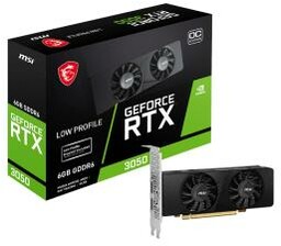 MSI GeForce RTX 3050 LP OC 6GB GDDR6