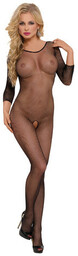 Kostium z dziurką w kroczu Kabaretka Bodystocking S/M/L