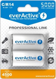 everActive Akumulatorki R14/C NI-MH 5000 mAh 2 szt.