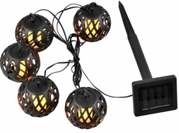 SASKA GARDEN Lampa solarna Kule ogniowe 1032122