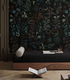 Wallcolors Tapeta Botanic black