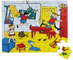 Drewniane puzzle 30 szt. Pippi