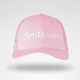 GymBeam Bejsbolówka Mesh Panel Cap Baby Pink