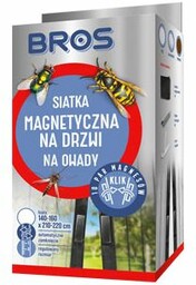 Siatka na drzwi magnetyczna biała 160 x 220