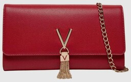 VALENTINO Czerwona kopertówka Divina Pochette