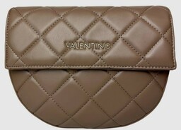 VALENTINO Pikowana brązowa torebka Bigs Flap Bag