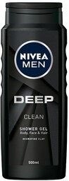 Nivea Men Deep Clean 500ml żel pod prysznic