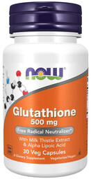 NOW Glutathione 500mg 30vegcaps