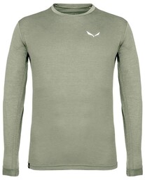 KOSZULKA PUEZ MELANGE DRY LS TEE-SHADOW MELANGE