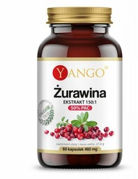 YANGO Żurawina - 50% PAC (60 kaps.)