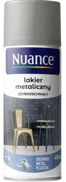 Lakier metaliczny srebrny 400 ml Nuance