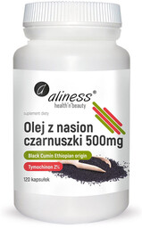 ALINESS Olej z Nasion Czarnuszki 500mg 120caps