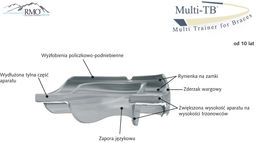 Aparat RMO Multi-TB trade; - Elastyczny aparat ortodontyczny