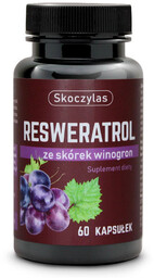 SKOCZYLAS Resweratrol Ze Skórek Winogron 60caps