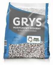 Grys marmurowy biały 4-10 mm 20 kg