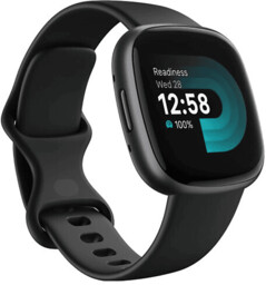 Smartwatch GPS FITBIT Versa 4 Czarno-grafitowy