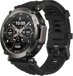 Amazfit Uniseks T-Rex Ultra Smartwatch, Czarny, 1,39"