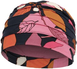 Turban Yoga Joyful Autumn by Christine Headwear, ciemnoniebieski,