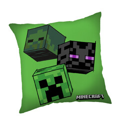 Jerry Fabrics Poduszka dziecięca 40x40 Minecraft The Mobs