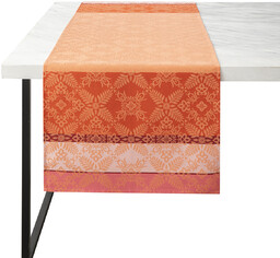 Le Jacquard Fran ais Bieżnik bawełniany Mumbai Orange