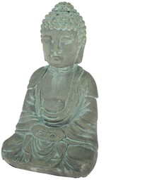 Figurka betonowa Buddha, 19 x 12 cm