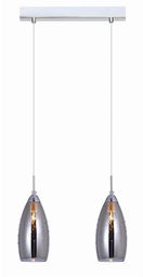 Italux lampa wisząca Grace MDM2170/2 A chrom podwójna