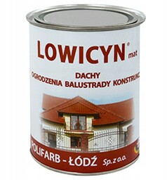 Lowicyn Mat 5L Brązowa Ral8016 na ocynk