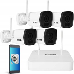 Zestaw Do Monitoringu Bezprzewodowy Wifi Bcs-b-kit