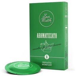 Prezerwatywy-Love Match Arromatizato - 6 pcs pack Love