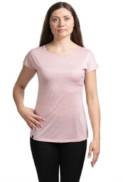 KOSZULKA PUEZ MELANGE DRY SS TEE WOMEN-ZEPHYR MELANGE