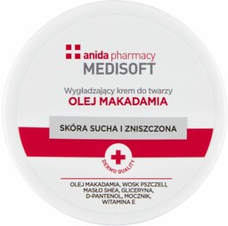 Medisoft wygładzający krem do twarzy olej makadamia 100ml