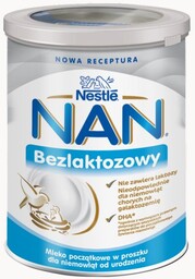 NAN EXPERTpro Bezlaktozowy Mleko początkowe dla niemowląt