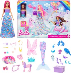 Barbie Dreamtopia Kalendarz adwentowy Kraina Fantazji z lalką