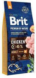 Brit Premium By Nature Adult Medium Chicken sucha