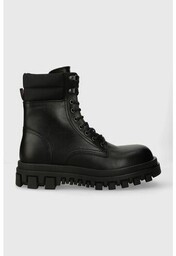 Tommy Jeans workery skórzane TJM ELEVATED OUTSOLE BOOT