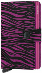 Portfel kieszonkowy Secrid Miniwallet Zebra - fuchsia