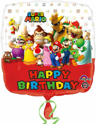 Balon foliowy Super Mario - 43 cm -