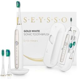 SEYSSO Gold White Szczoteczka soniczna z 5 programami