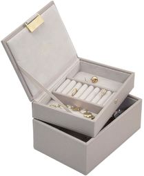 Stackers Pudełko na biżuterię 2-poziomowe (taupe) Mini Classic