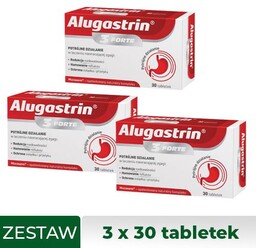 Zestaw Alugastrin 3 forte, 3x30tabl.