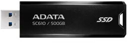 Adata SC610 500GB USB 3.2 Czarny Dysk SSD