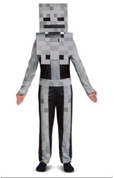 DISGUISE Strój karnawałowy Minecraft Skeleton Biały 125-135 cm