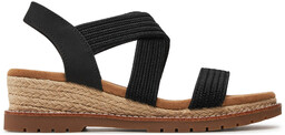 Espadryle Skechers 114688/BLK Czarny